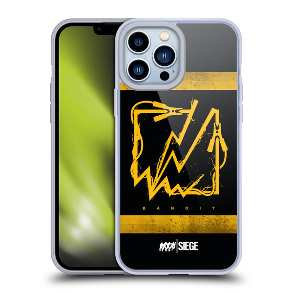 Tom Clancy's Rainbow Six Siege Icons Bandit Soft Gel Case for Apple iPhone 13 Pro Max