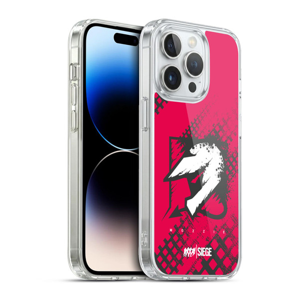 Tom Clancy's Rainbow Six Siege Icons Mozzie Soft Gel Case for Apple iPhone 13 Pro & MagSafe