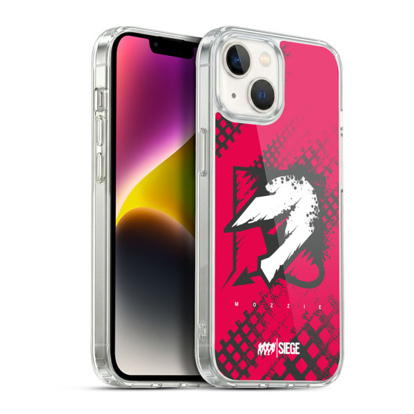 Tom Clancy's Rainbow Six Siege Icons Mozzie Soft Gel Case for Apple iPhone 14