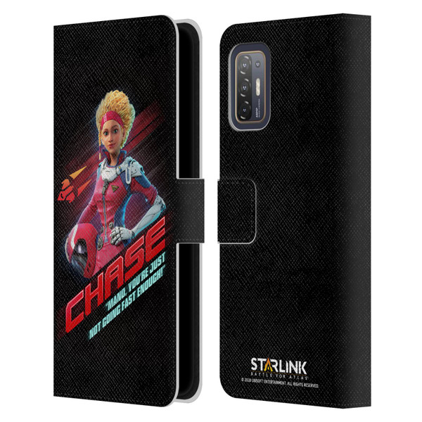 Starlink Battle for Atlas Character Art Calisto Chase Da Silva Leather Book Wallet Case Cover For HTC Desire 21 Pro 5G