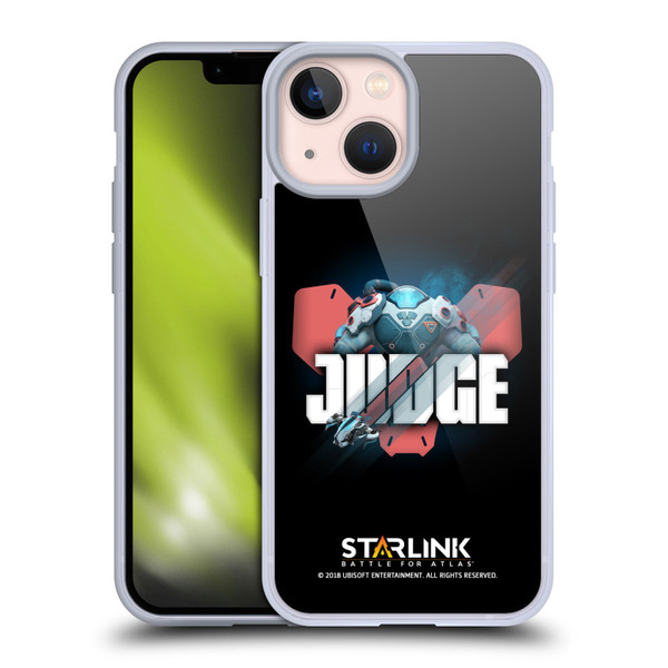 Starlink Battle for Atlas Character Art Judge Soft Gel Case for Apple iPhone 13 Mini