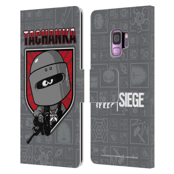 Tom Clancy's Rainbow Six Siege Chibi Operators Tachanka Leather Book Wallet Case Cover For Samsung Galaxy S9