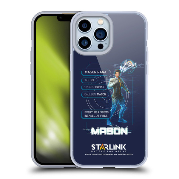 Starlink Battle for Atlas Character Art Mason Soft Gel Case for Apple iPhone 13 Pro Max