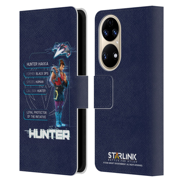 Starlink Battle for Atlas Character Art Hunter Leather Book Wallet Case Cover For Huawei P50