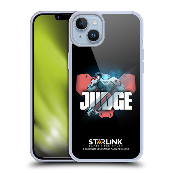 Starlink Battle for Atlas Character Art Judge Soft Gel Case for Apple iPhone 14 Plus