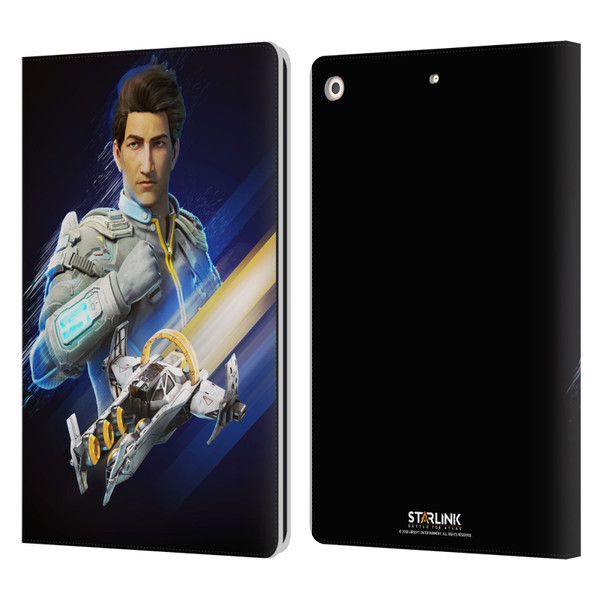 Starlink Battle for Atlas Character Art Mason Arana Leather Book Wallet Case Cover For Apple iPad 10.2 2019/2020/2021