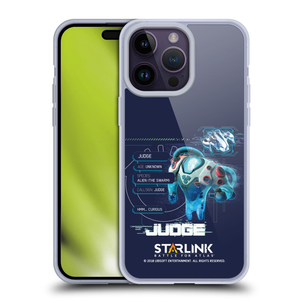 Starlink Battle for Atlas Character Art Judge 2 Soft Gel Case for Apple iPhone 14 Pro Max