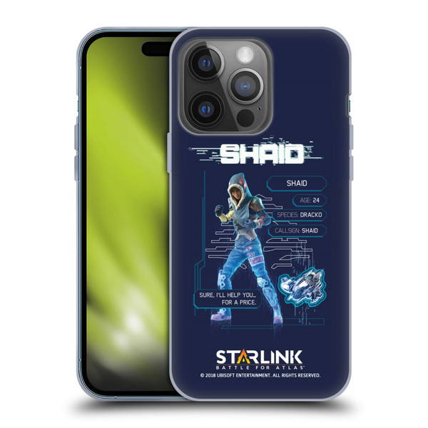 Starlink Battle for Atlas Character Art Shaid 2 Soft Gel Case for Apple iPhone 14 Pro