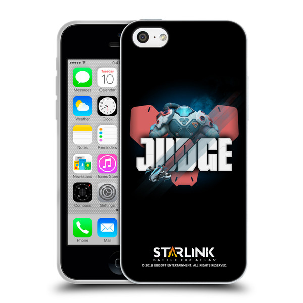 Starlink Battle for Atlas Character Art Judge Soft Gel Case for Apple iPhone 5c