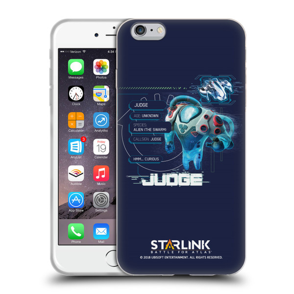 Starlink Battle for Atlas Character Art Judge 2 Soft Gel Case for Apple iPhone 6 Plus / iPhone 6s Plus