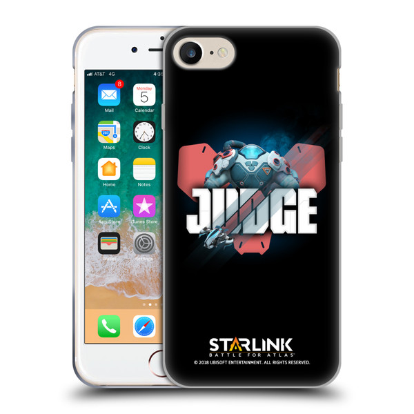 Starlink Battle for Atlas Character Art Judge Soft Gel Case for Apple iPhone 7 / 8 / SE 2020 & 2022