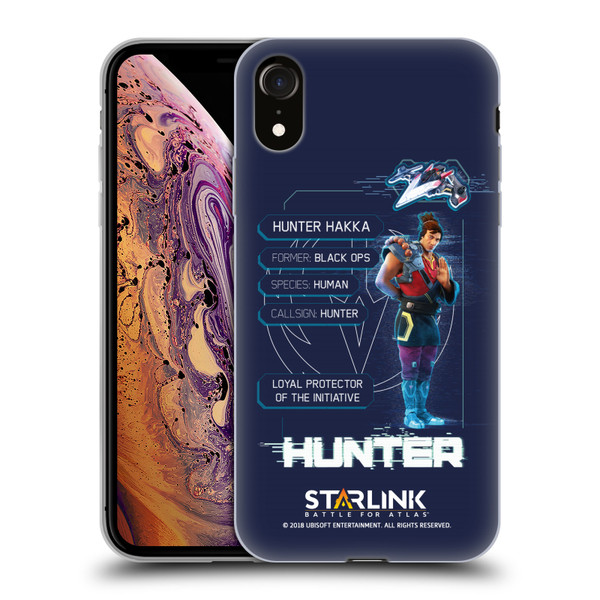 Starlink Battle for Atlas Character Art Hunter Soft Gel Case for Apple iPhone XR