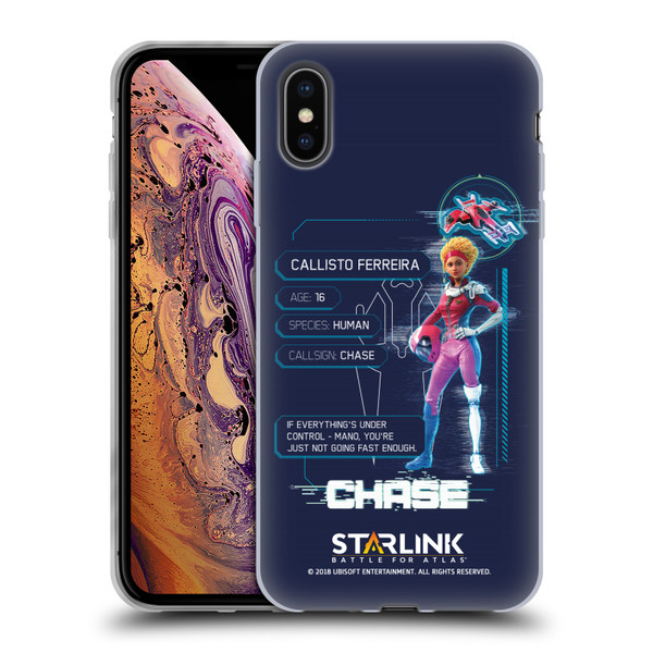 Starlink Battle for Atlas Character Art Chase Soft Gel Case for Apple iPhone XS Max
