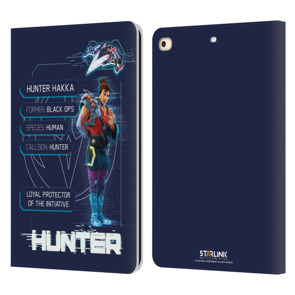 Starlink Battle for Atlas Character Art Hunter Leather Book Wallet Case Cover For Apple iPad 9.7 2017 / iPad 9.7 2018
