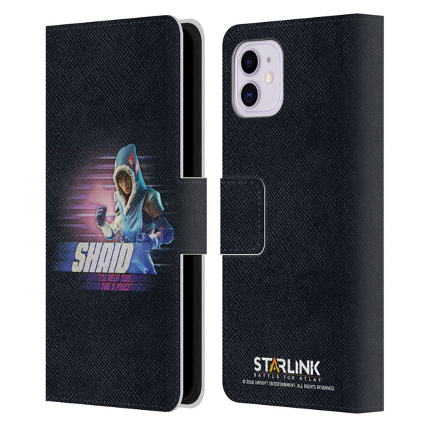 Starlink Battle for Atlas Character Art Shaid Leather Book Wallet Case Cover For Apple iPhone 11