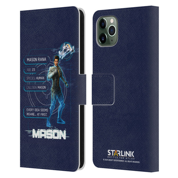 Starlink Battle for Atlas Character Art Mason Leather Book Wallet Case Cover For Apple iPhone 11 Pro Max