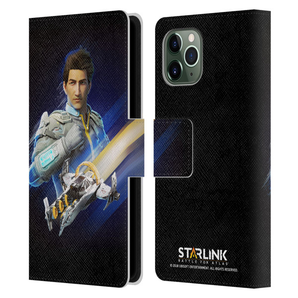 Starlink Battle for Atlas Character Art Mason Arana Leather Book Wallet Case Cover For Apple iPhone 11 Pro