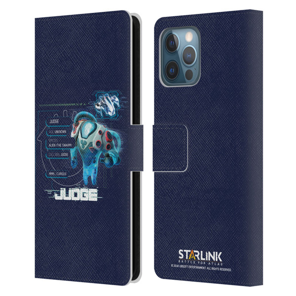Starlink Battle for Atlas Character Art Judge 2 Leather Book Wallet Case Cover For Apple iPhone 12 Pro Max