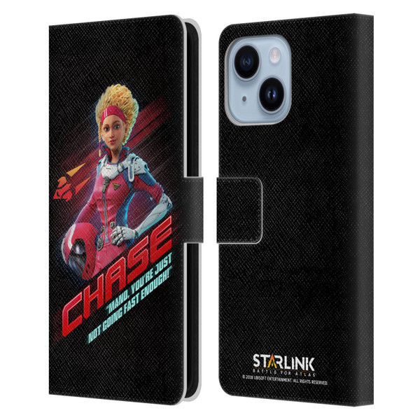 Starlink Battle for Atlas Character Art Calisto Chase Da Silva Leather Book Wallet Case Cover For Apple iPhone 14 Plus