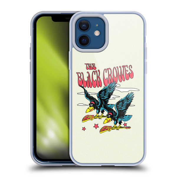 The Black Crowes Graphics Flying Guitars Soft Gel Case for Apple iPhone 12 / iPhone 12 Pro