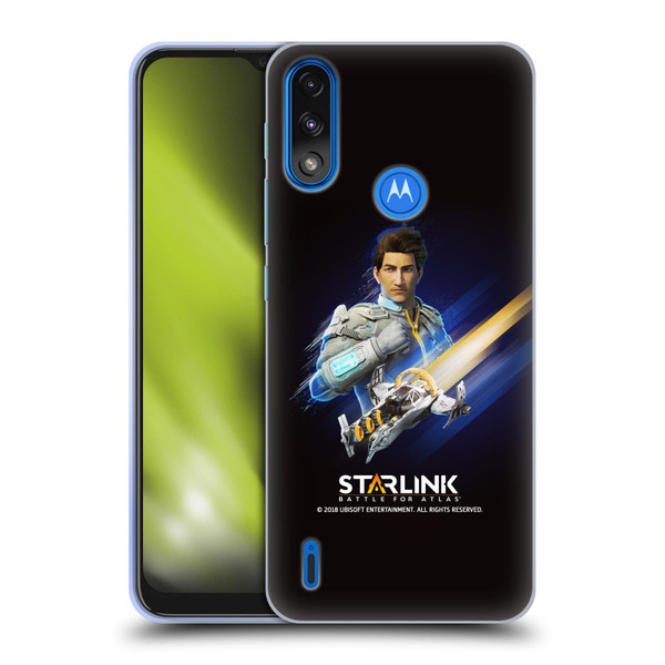 Starlink Battle for Atlas Character Art Mason Arana Soft Gel Case for Motorola Moto E7 Power / Moto E7i Power