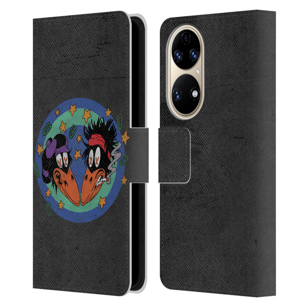The Black Crowes Graphics Distressed Leather Book Wallet Case Cover For Huawei P50