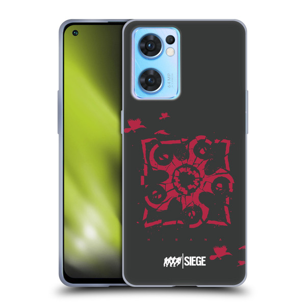 Tom Clancy's Rainbow Six Siege Icons Hibana Soft Gel Case for OPPO Reno7 5G / Find X5 Lite