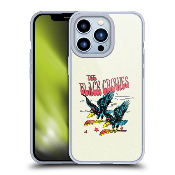 The Black Crowes Graphics Flying Guitars Soft Gel Case for Apple iPhone 13 Pro