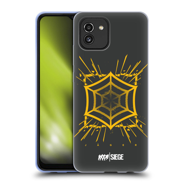 Tom Clancy's Rainbow Six Siege Icons Jager Soft Gel Case for Samsung Galaxy A03 (2021)
