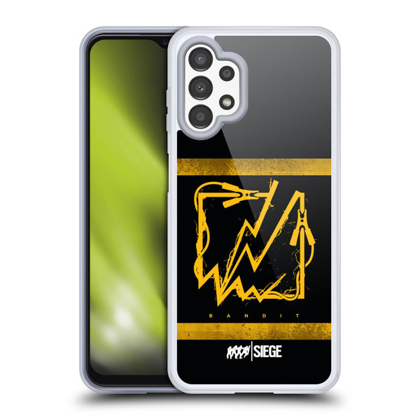 Tom Clancy's Rainbow Six Siege Icons Bandit Soft Gel Case for Samsung Galaxy A13 (2022)