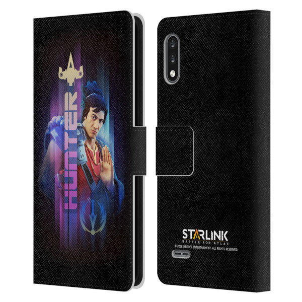Starlink Battle for Atlas Character Art Hunter Hakka Leather Book Wallet Case Cover For LG K22