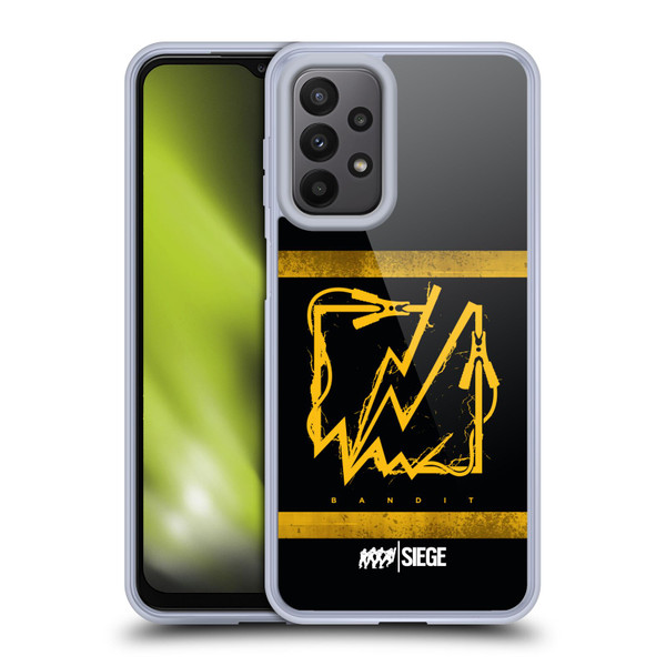 Tom Clancy's Rainbow Six Siege Icons Bandit Soft Gel Case for Samsung Galaxy A23 / 5G (2022)