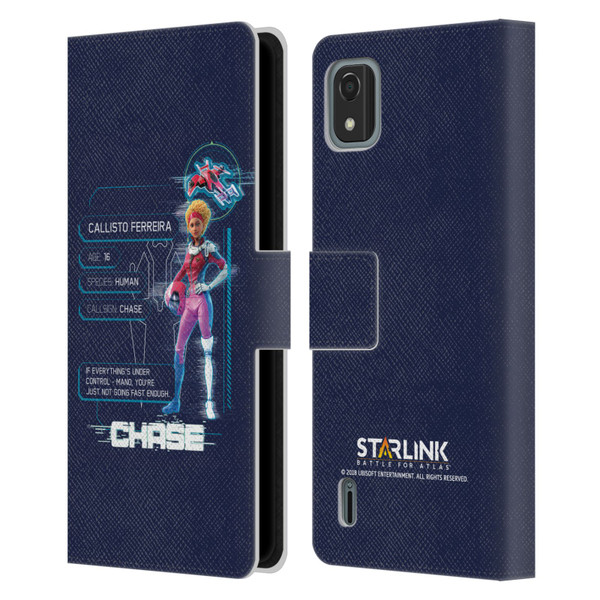 Starlink Battle for Atlas Character Art Chase Leather Book Wallet Case Cover For Nokia C2 2nd Edition