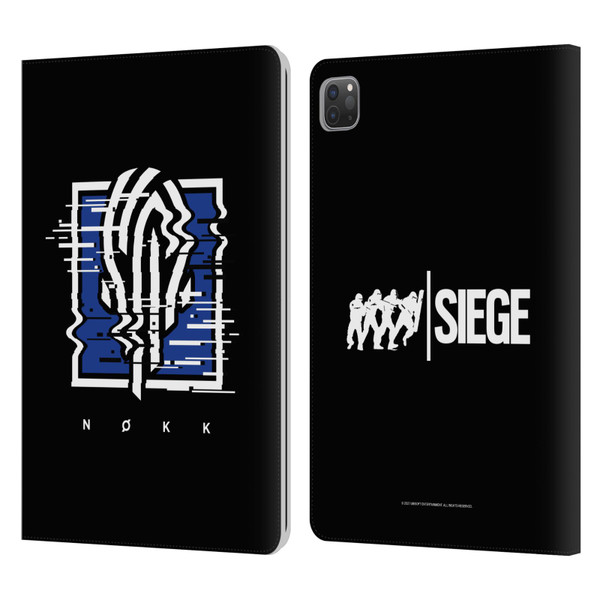 Tom Clancy's Rainbow Six Siege Icons Nokk Leather Book Wallet Case Cover For Apple iPad Pro 11 2020 / 2021 / 2022