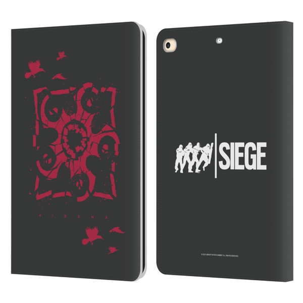 Tom Clancy's Rainbow Six Siege Icons Hibana Leather Book Wallet Case Cover For Apple iPad 9.7 2017 / iPad 9.7 2018