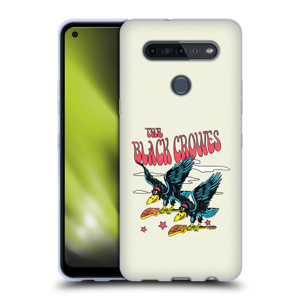 The Black Crowes Graphics Flying Guitars Soft Gel Case for LG K51S