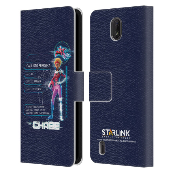 Starlink Battle for Atlas Character Art Chase Leather Book Wallet Case Cover For Nokia C01 Plus/C1 2nd Edition