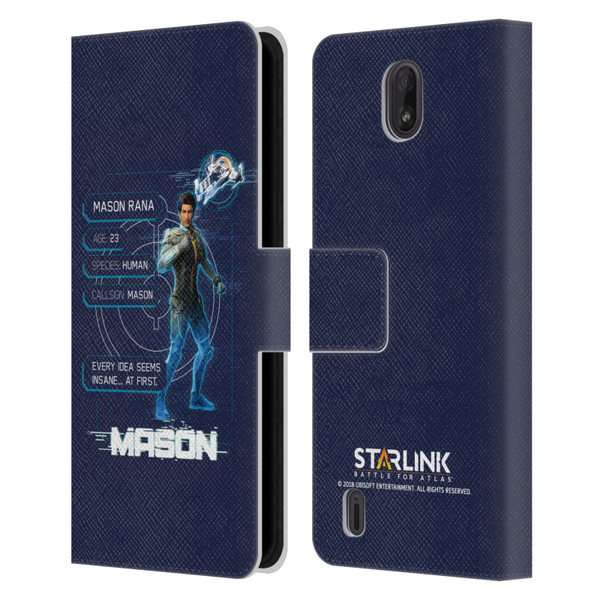 Starlink Battle for Atlas Character Art Mason Leather Book Wallet Case Cover For Nokia C01 Plus/C1 2nd Edition