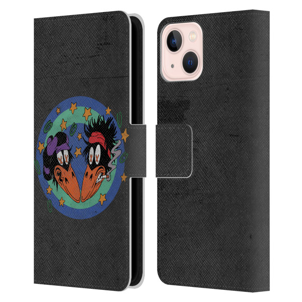 The Black Crowes Graphics Distressed Leather Book Wallet Case Cover For Apple iPhone 13