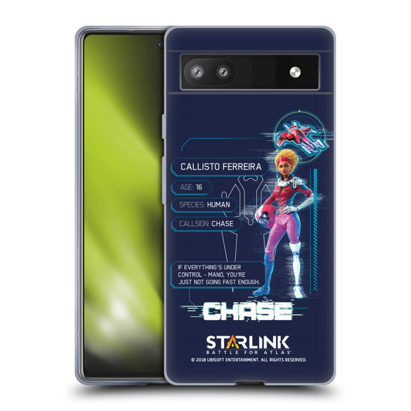 Starlink Battle for Atlas Character Art Chase Soft Gel Case for Google Pixel 6a