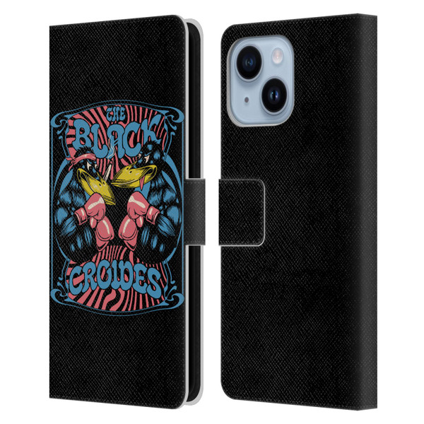 The Black Crowes Graphics Boxing Leather Book Wallet Case Cover For Apple iPhone 14 Plus