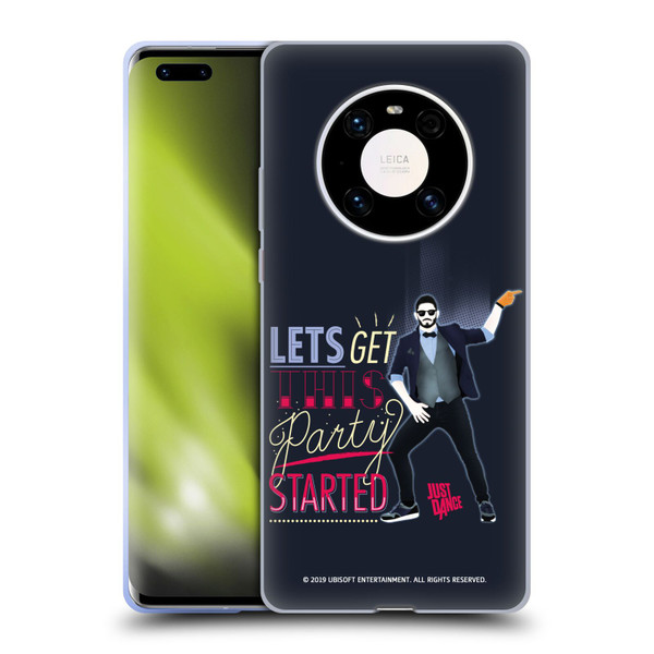 Just Dance Artwork Compositions Party Started Soft Gel Case for Huawei Mate 40 Pro 5G