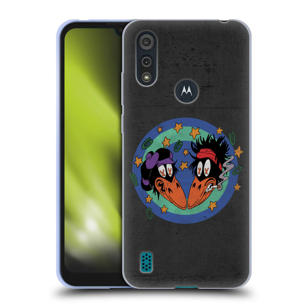 The Black Crowes Graphics Distressed Soft Gel Case for Motorola Moto E6s (2020)
