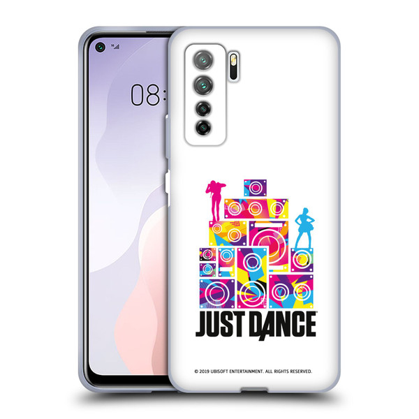 Just Dance Artwork Compositions Silhouette 5 Soft Gel Case for Huawei Nova 7 SE/P40 Lite 5G