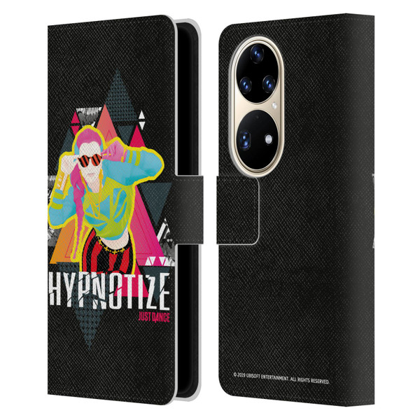 Just Dance Artwork Compositions Hypnotize Leather Book Wallet Case Cover For Huawei P50 Pro