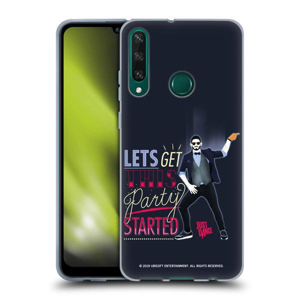 Just Dance Artwork Compositions Party Started Soft Gel Case for Huawei Y6p
