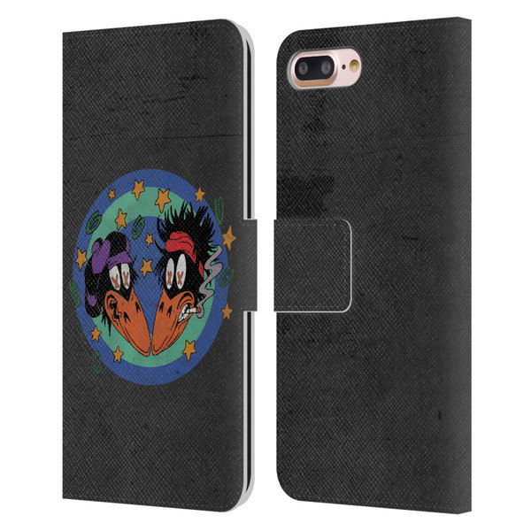 The Black Crowes Graphics Distressed Leather Book Wallet Case Cover For Apple iPhone 7 Plus / iPhone 8 Plus