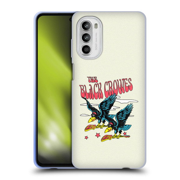 The Black Crowes Graphics Flying Guitars Soft Gel Case for Motorola Moto G52