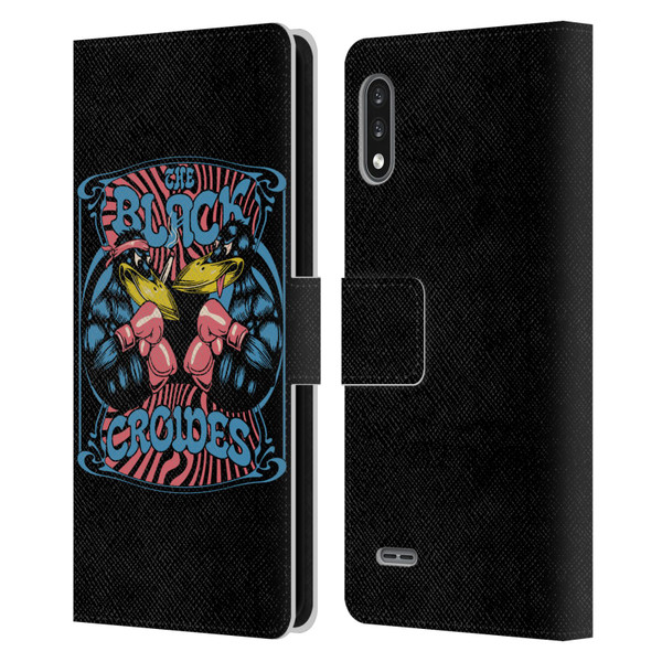 The Black Crowes Graphics Boxing Leather Book Wallet Case Cover For LG K22