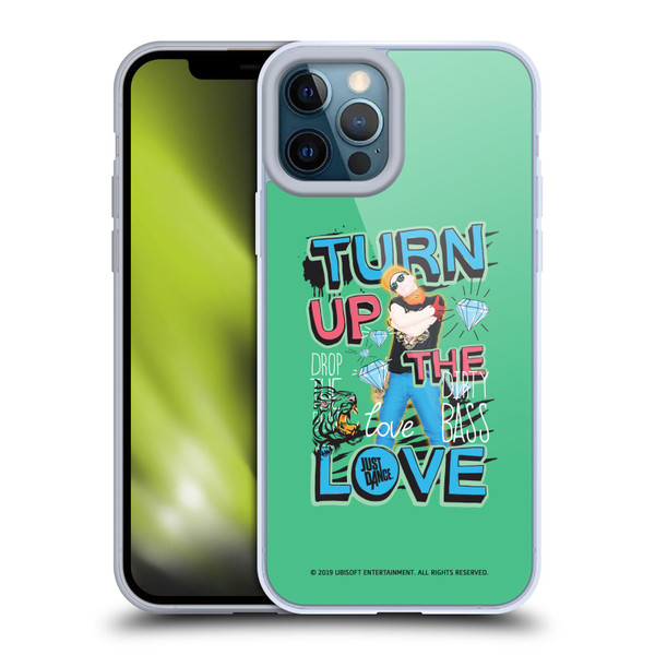 Just Dance Artwork Compositions Drop The Beat Soft Gel Case for Apple iPhone 12 Pro Max